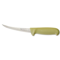 Victory 6" Narrow Curved Semi Flex Boning Knife Gold Progrip Handle